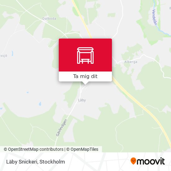 Läby Snickeri karta