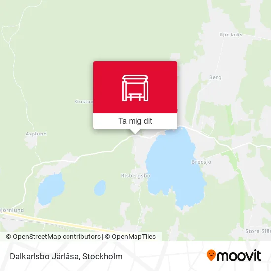Dalkarlsbo Järlåsa karta