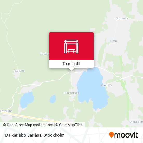 Dalkarlsbo Järlåsa karta