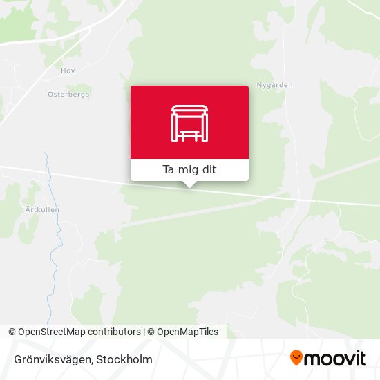 Grönviksvägen karta