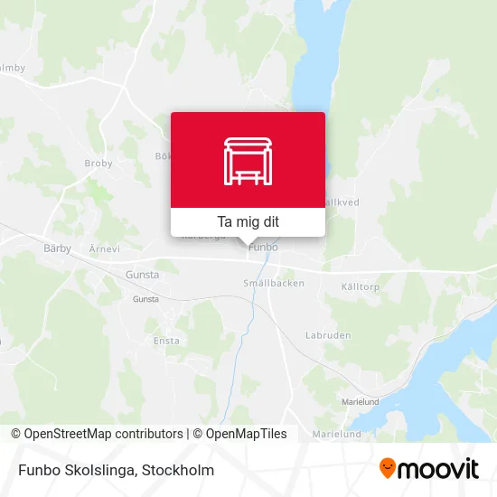 Funbo Skolslinga karta