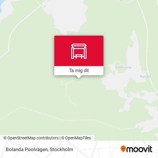 Bolanda Poolvägen karta