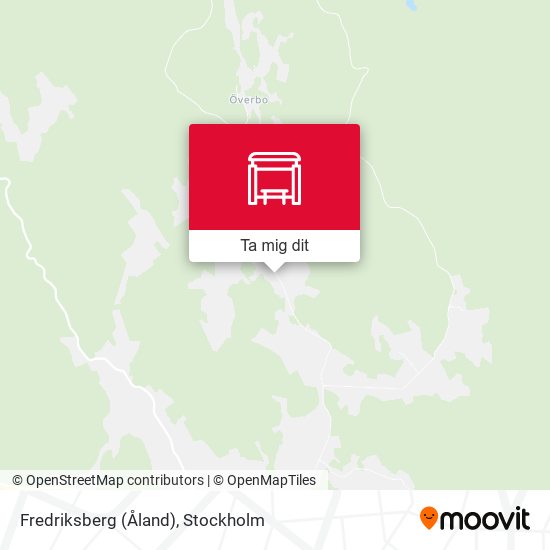 Fredriksberg (Åland) karta