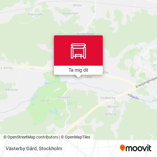 Västerby Gård karta