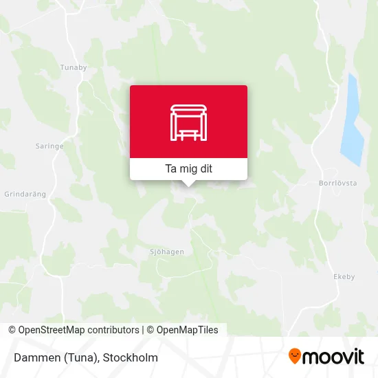 Dammen (Tuna) karta