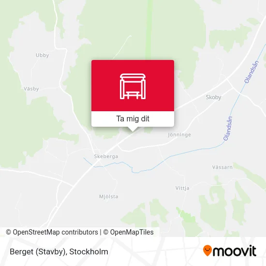 Berget (Stavby) karta