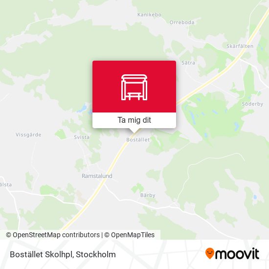 Bostället Skolhpl karta