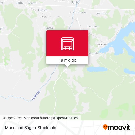 Marielund Sågen karta