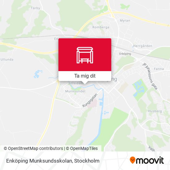 Enköping Munksundsskolan karta