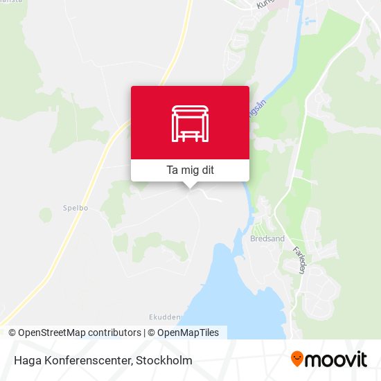 Haga Konferenscenter karta