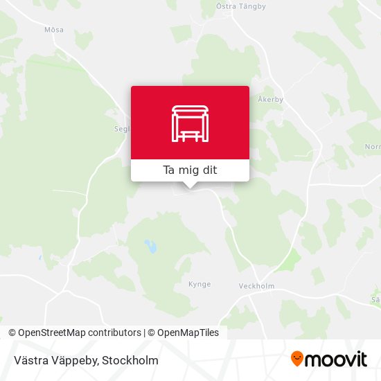 Västra Väppeby karta