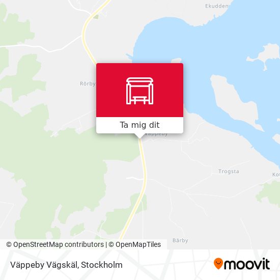 Väppeby Vägskäl karta