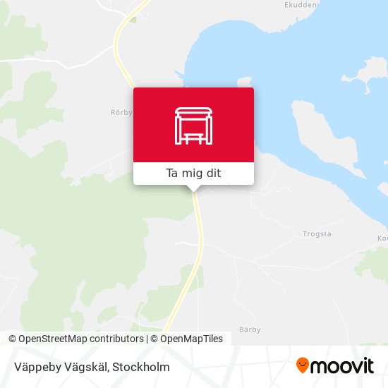 Väppeby Vägskäl karta