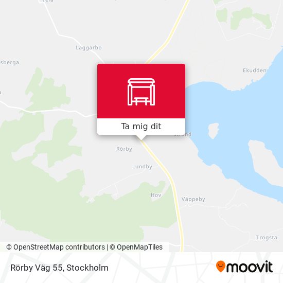 Rörby Väg 55 karta