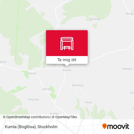 Kumla (Boglösa) karta