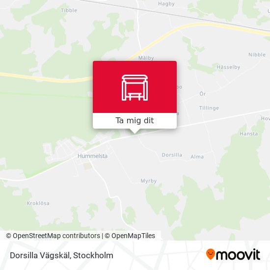 Dorsilla Vägskäl karta