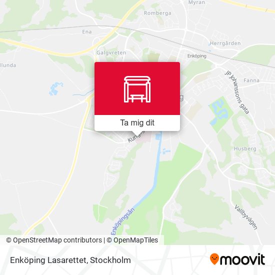 Enköping Lasarettet karta