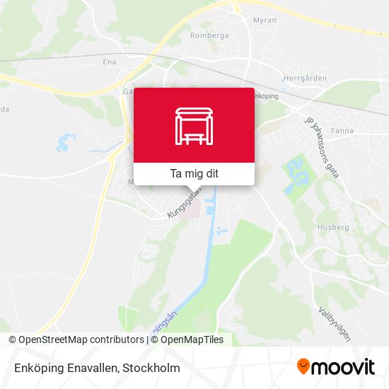 Enköping Enavallen karta