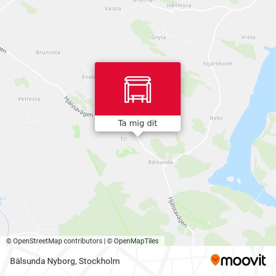 Bälsunda Nyborg karta