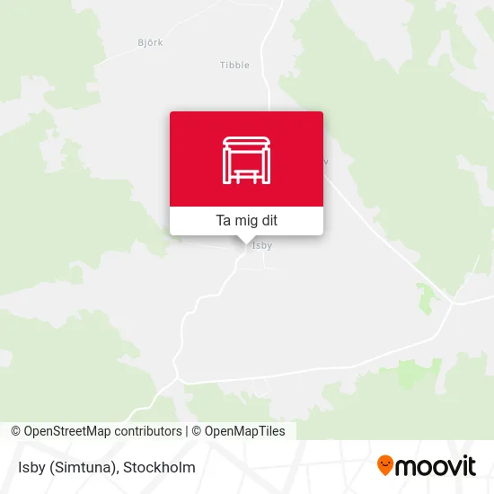 Isby (Simtuna) karta