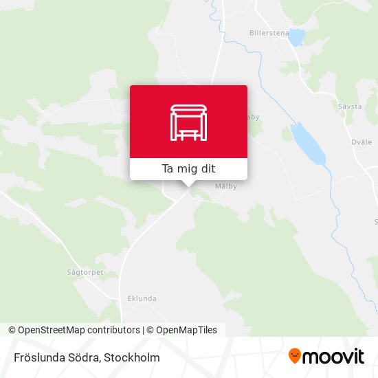Fröslunda Södra karta