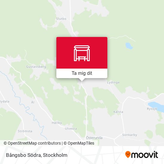 Bångsbo Södra karta