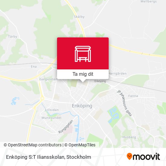 Enköping S:T Iliansskolan karta