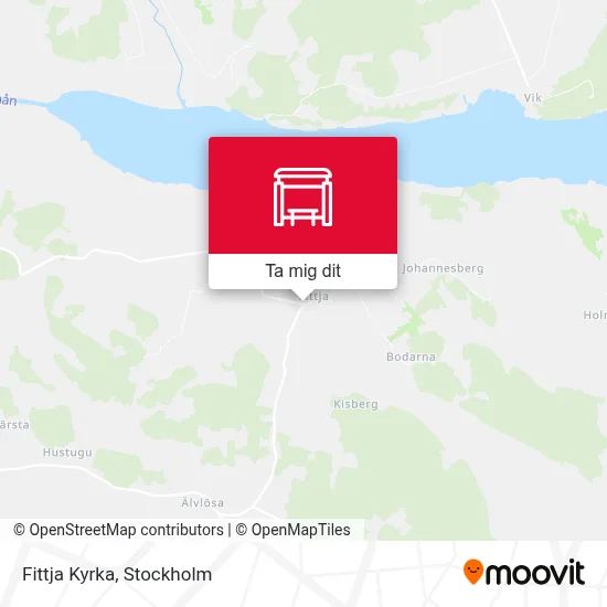 Fittja Kyrka karta