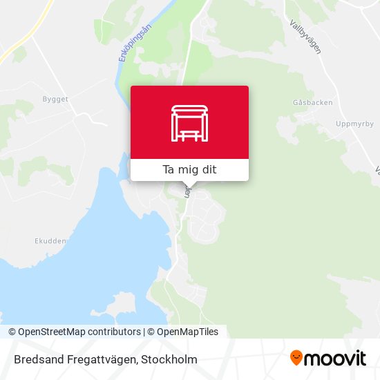 Bredsand Fregattvägen karta