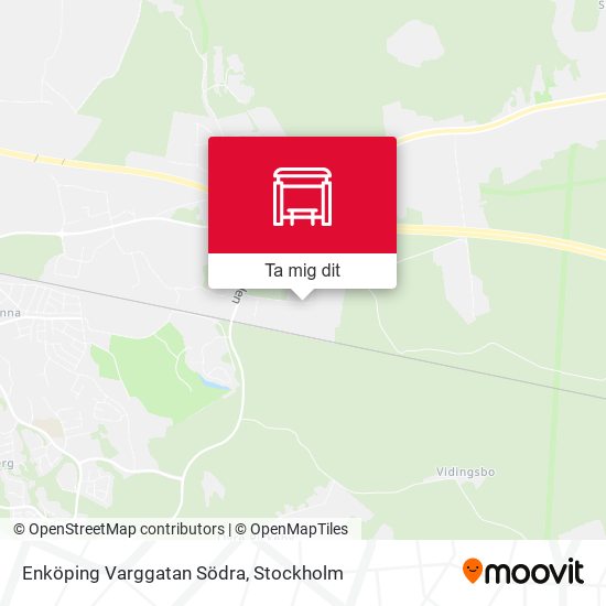 Enköping Varggatan Södra karta