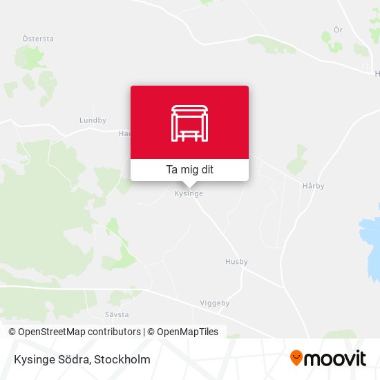 Kysinge Södra karta