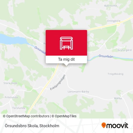 Örsundsbro Skola karta