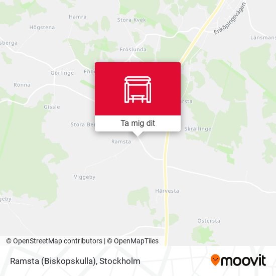 Ramsta (Biskopskulla) karta