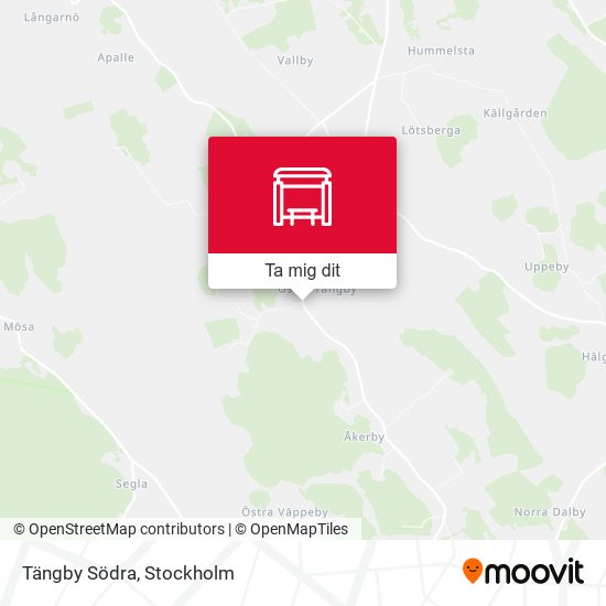 Tängby Södra karta