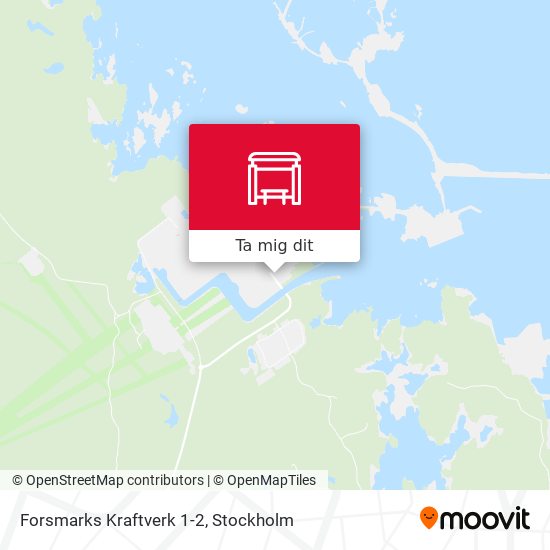 Forsmarks Kraftverk 1-2 karta