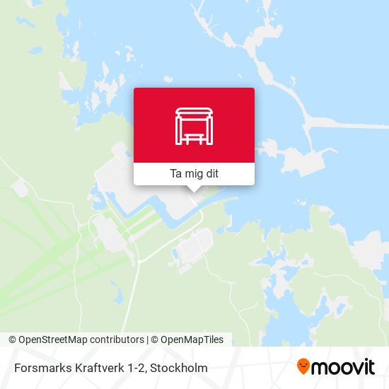 Forsmarks Kraftverk 1-2 karta