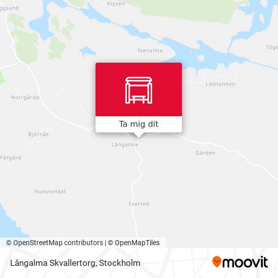 Långalma Skvallertorg karta