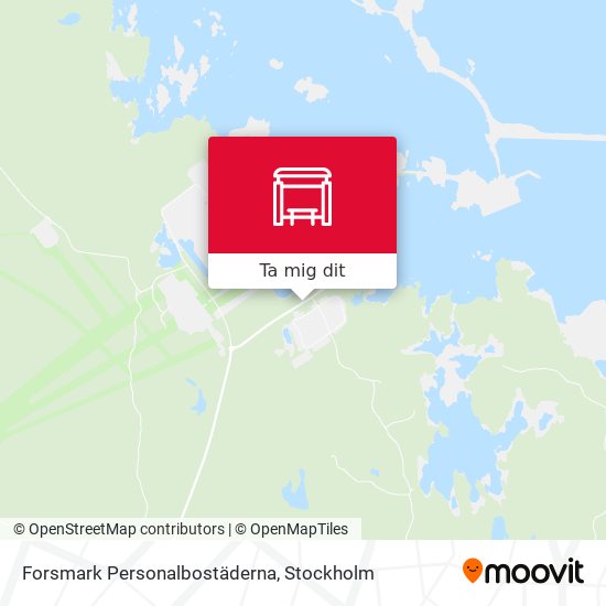 Forsmark Personalbostäderna karta