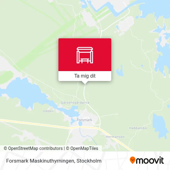 Forsmark Maskinuthyrningen karta