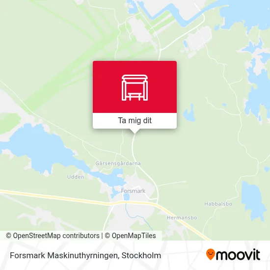Forsmark Maskinuthyrningen karta