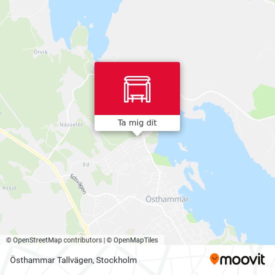 Östhammar Tallvägen karta