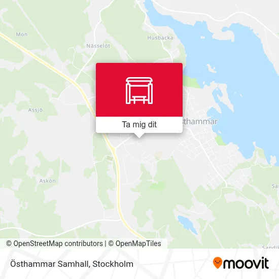Östhammar Samhall karta