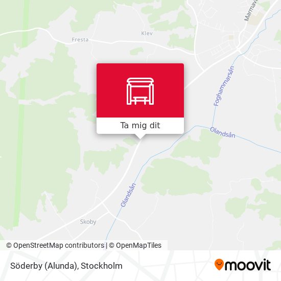 Söderby (Alunda) karta