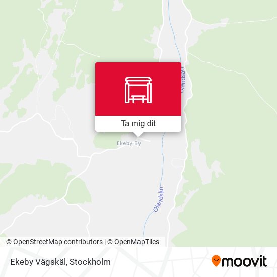 Ekeby Vägskäl karta
