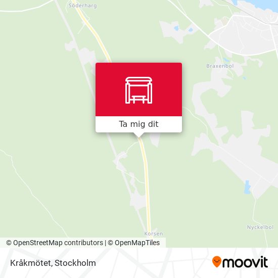 Kråkmötet karta
