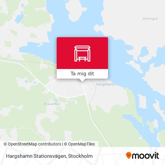 Hargshamn Stationsvägen karta