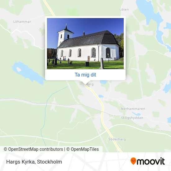 Hargs Kyrka karta