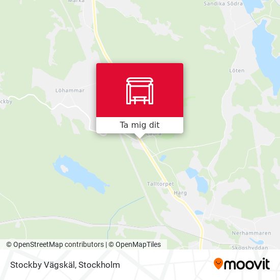 Stockby Vägskäl karta