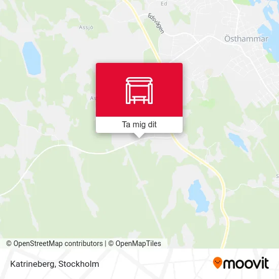 Katrineberg karta
