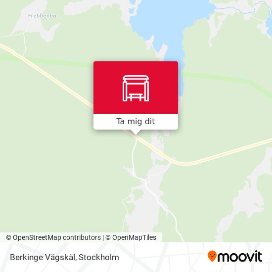 Berkinge Vägskäl karta